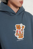 Pas de Mer Not Long Time Hoody – Dark Blue