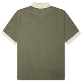 Honor The Gift Pique Colorblock Polo - Sage