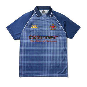 Butter Goods X Umbro Plaid Jersey - Navy Slate