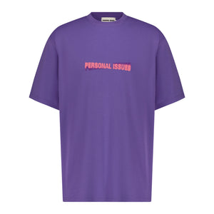 Personal Issues Oversized Tshirt - Purple