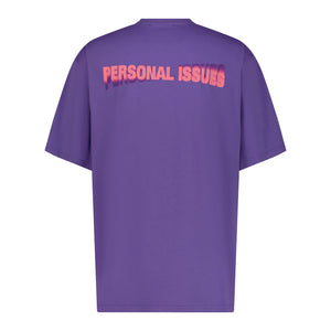Personal Issues Oversized Tshirt - Purple