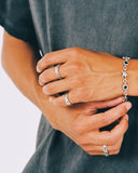 TwoJeys Multicolor Squadra Bracelet – Silver