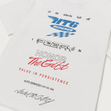 Honor The Gift Persistence Race Tee – White