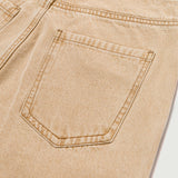 Honor The Gift Raw Edge Baggy Short - Tan