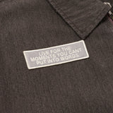 Honor The Gift Twill Full Zip Shirt - Black