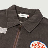 Honor The Gift Twill Full Zip Shirt - Black
