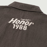 Honor The Gift Twill Full Zip Shirt - Black