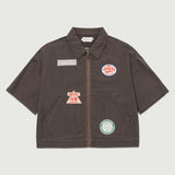 Honor The Gift Twill Full Zip Shirt - Black