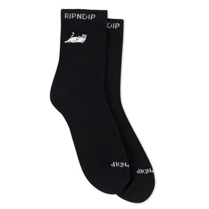 RIP N DIP Catstanza Mid Socks - black