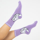 Rip N Dip Lord Nermal Mid Sock - Dusty Lavender