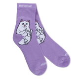 Rip N Dip Lord Nermal Mid Sock - Dusty Lavender