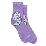 Rip N Dip Lord Nermal Mid Sock - Dusty Lavender