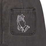 Rip N Dip Los Feliz Denim Pants - Charcoal Stone Wash