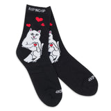 Rip N Dip Nermal Love Mid Socks - Black