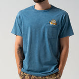 RIP N DIP Nermal S Thompson Pocket Tee - slate mineral wash