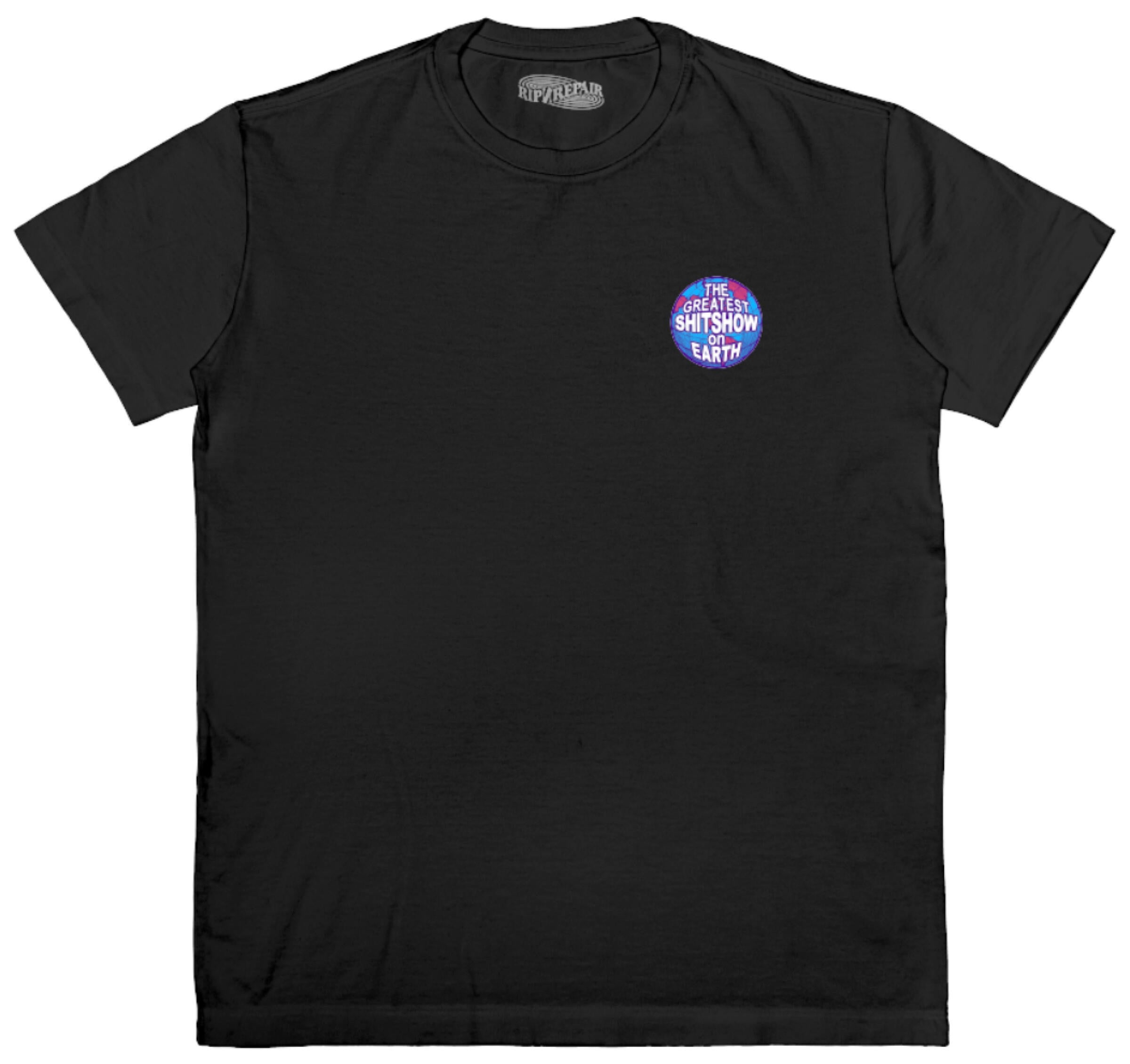 Rip N Repair Shit Show T-Shirt - Black