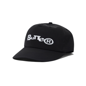 Butter Goods Registered 5 Panel Cap - Black