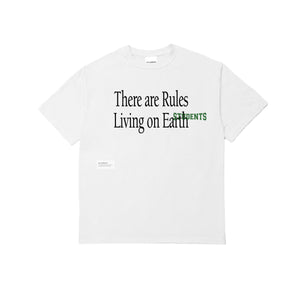 Students There Are Rules S/S T-shirt - White