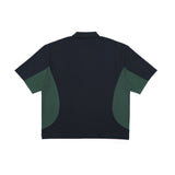 Students Assistant S/S Jersey Zip Polo Shirt – Navy