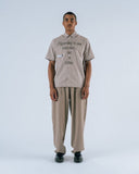 Students Calculus Baggy Pleated Pants – Cement