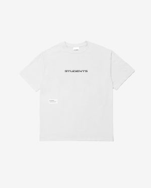 Students Solid S/S T-Shirt – White