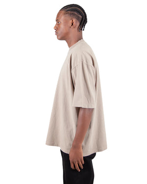 Shakawear Garment Dye Drop Shoulder Tee - Oatmeal