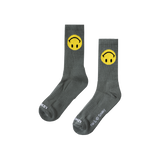 Market Smiley Upside Down Socks - Sage