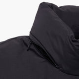 Supervsn Contrast Sleeve Puffer Jacket - Black/blue