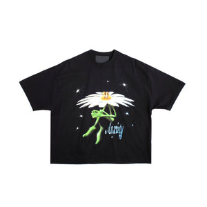 Jungles Jungles Anxiety Flower Tee - Black
