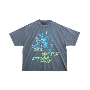 Jungles Jungles Enjoy Yourself Tee – Vintage Blue