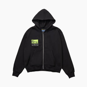 Twenty Three Al Insan Zipper Hoodie - Black