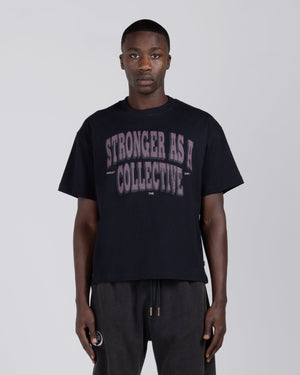 Honor the Gift Stronger As A Collective Tee - Black
