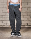 Pleasures Spray Formula Baggy Jeans - Black