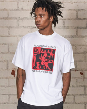 Pleasures Navigate T-Shirt - White