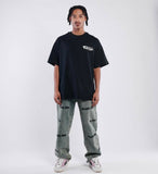 7th Vision Small Logo Tee - Black