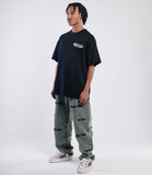 7th Vision Small Logo Tee - Black
