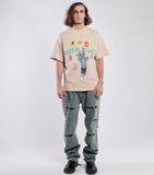 7th Vision Powerful Planet Tee - Beige