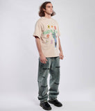 7th Vision Powerful Planet Tee - Beige