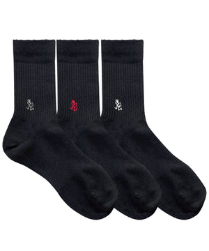 Gramicci Basic Crew Socks - Black