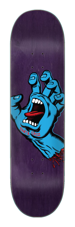 Santa Cruz Screaming Hand Skateboard Deck- 8.375 x 32
