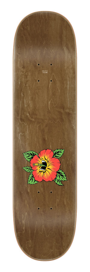 Santa Cruz Screaming Hibiscus Skateboard Deck – 8.00 x 31.60