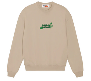 Galag Garage Cactus Crewneck - Beige