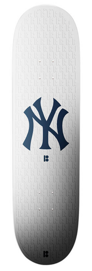 Plan B Team Yankees Skateboard Deck - 8.25
