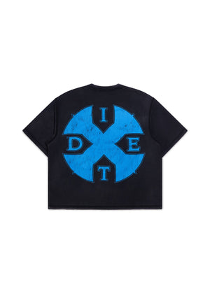 Diet Starts Monday Shooting Star Tee - Vintage Black/Blue