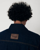 We Are Not Friends Club Denim Jacket – Dark Indigo Blue