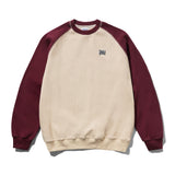 Butter Goods Sketch Waffle Crewneck - Cream/Red