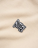Butter Goods Sketch Waffle Crewneck - Cream/Red
