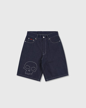 Pleasures Skull Jorts – Raw