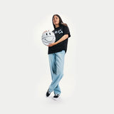 Market Smiley Balance Plush Basketball - Black/White