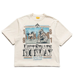 Diet Starts Monday 81 Racing Tee – Antique White